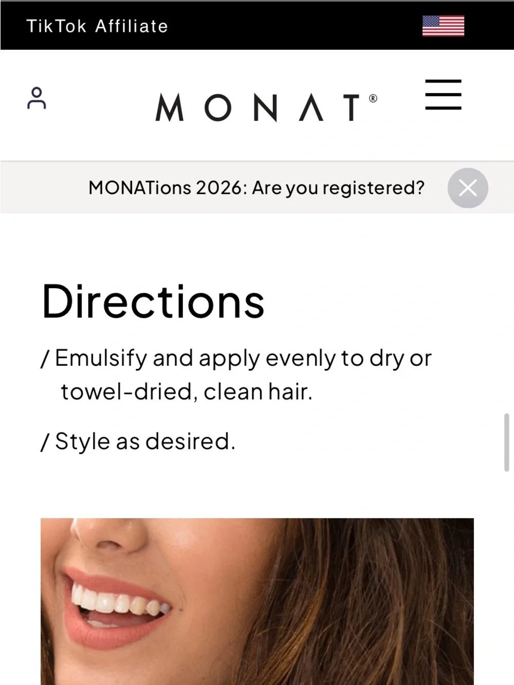 Monat Studio One CC Cream Leave-In finishing Perfector- wet OR dry hair